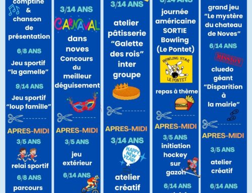 Villargelle / Programme des vacances d&rsquo;hiver / Semaine 1