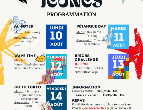 Foyer des Jeunes – Planning semaine 6
