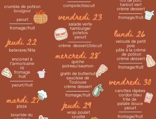 Menus / Villargelle