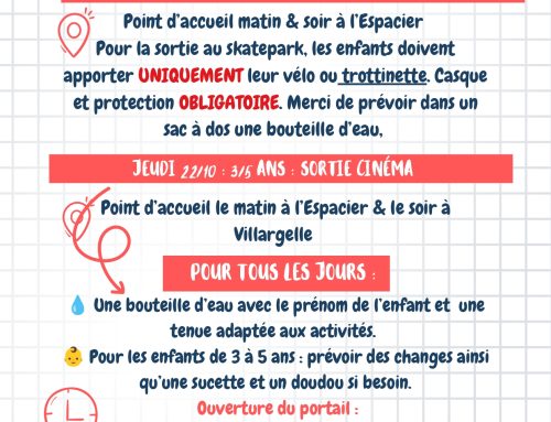 Informations aux familles / Villargelle